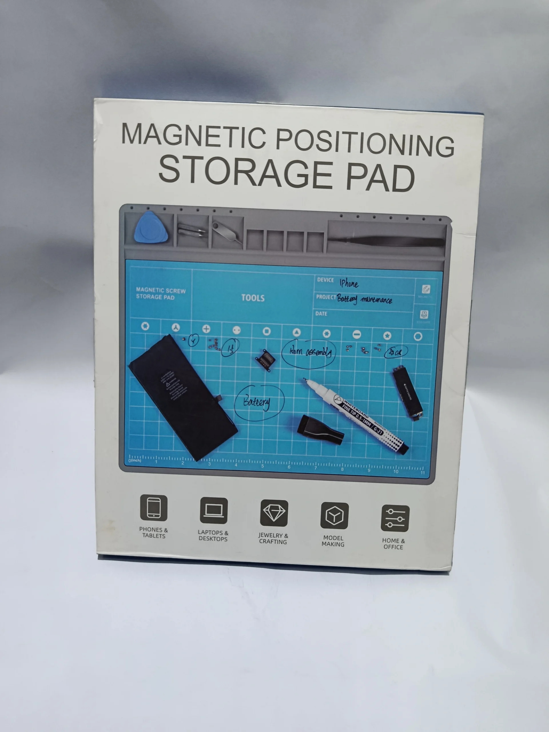 125 Magnetic positioning storage pad repair mat - Image 1