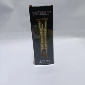 Vintage T9 professional hair trimmer with digital battery capacity display