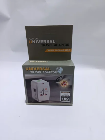 Universal traveller adapter with dual USB ports