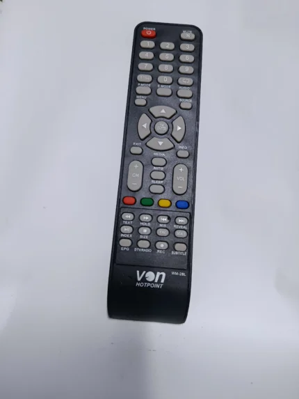 Von Hotpoint digital tv remote