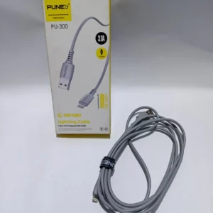 Punex 2 metres lightening charging cable data cable