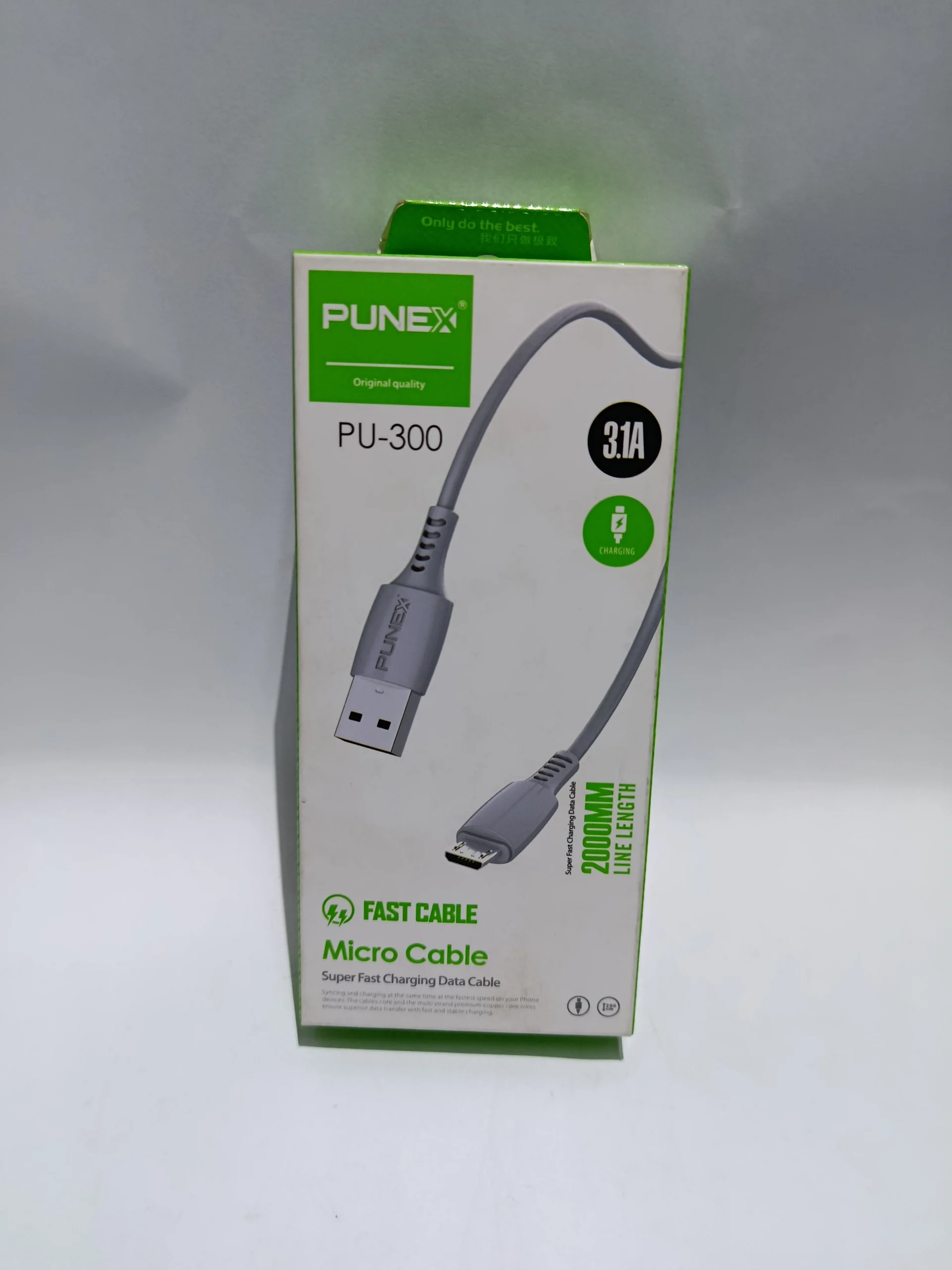 46 Punex 2 metres micro usb charging cable - Image 1