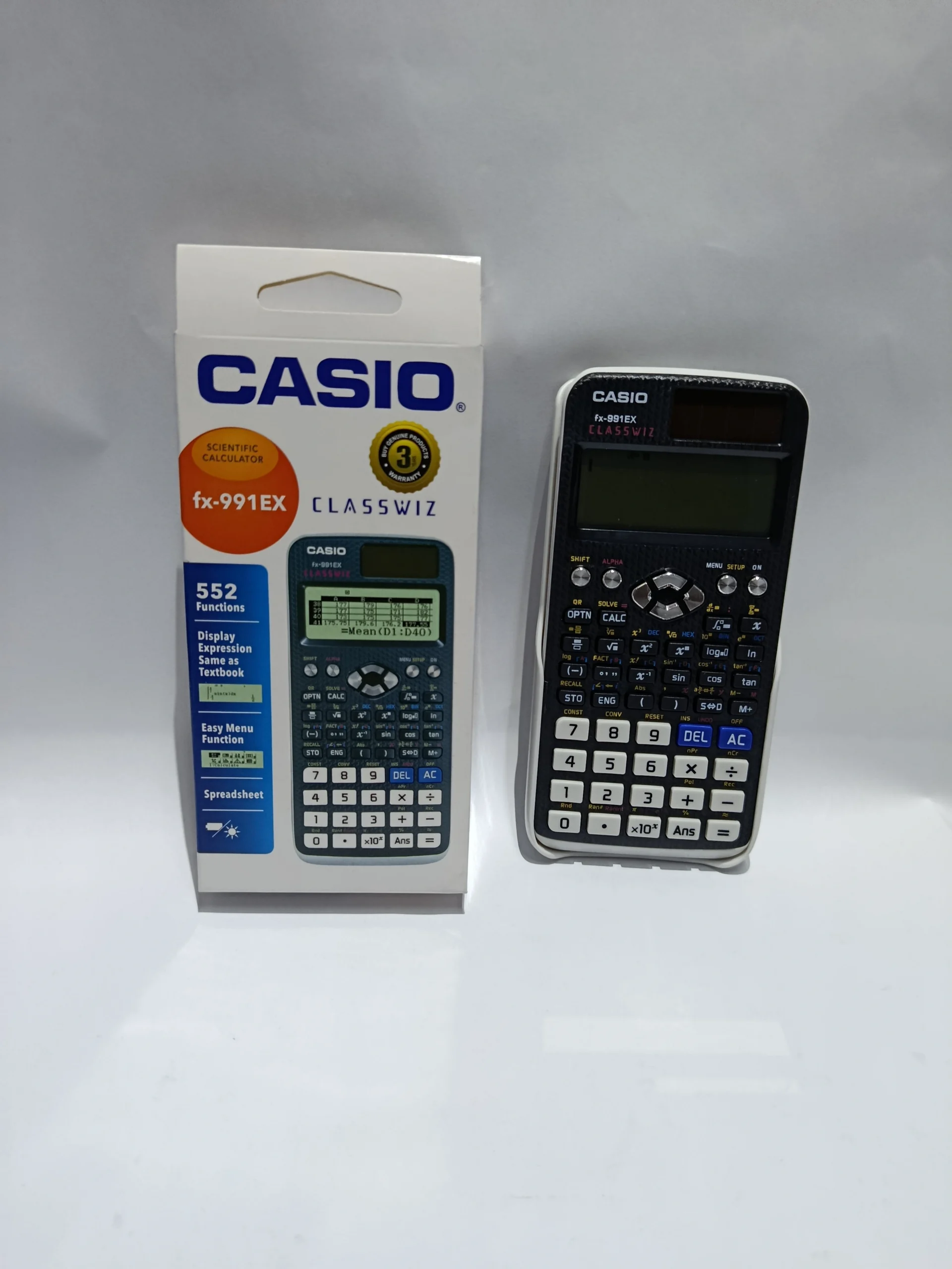 88 Casio FX-991Ex calculator classwiz solar powered scientific calculator - Image 1