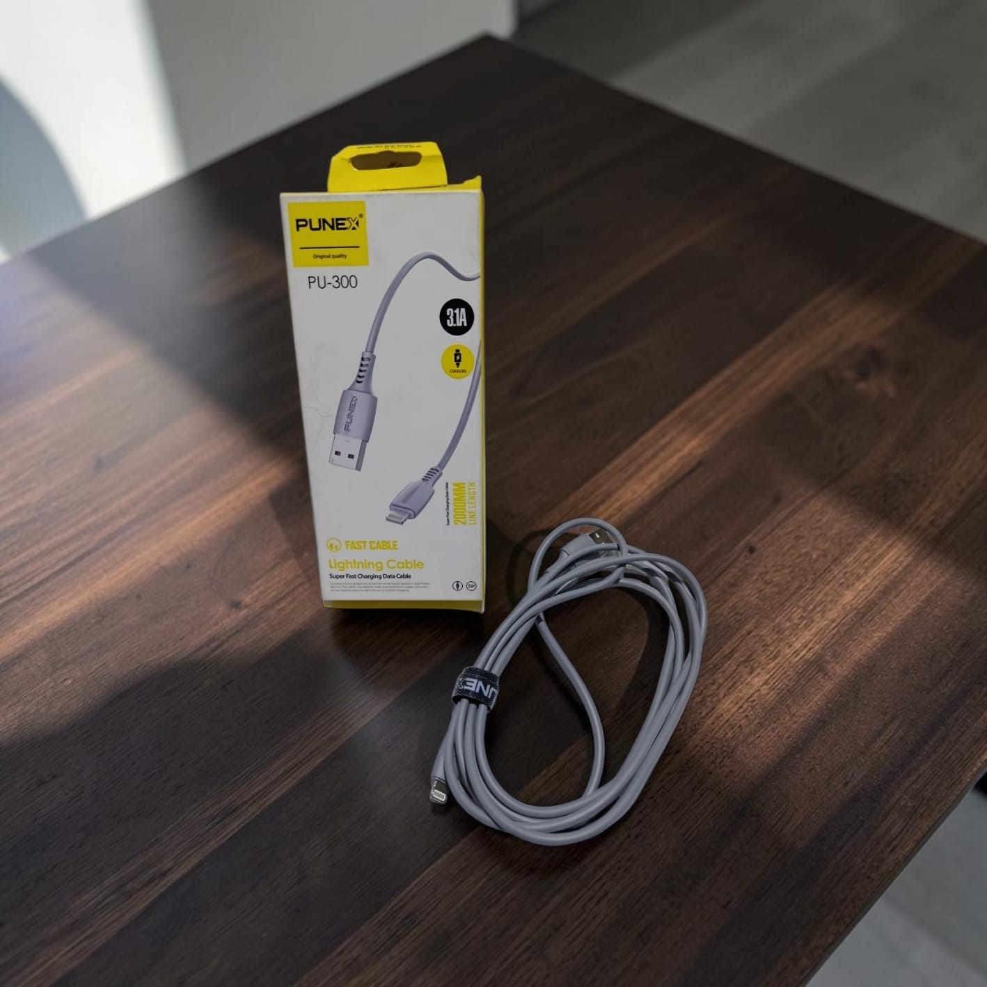 Punex 2 Metres Lightning Charging Cable