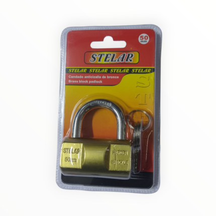 Stellar 50mm cylindrical padlock with keys