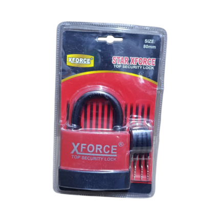 Xforce 80mm water-resistant padlock
