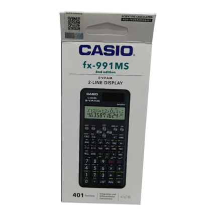 Casio fx-991MS Scientific Calculator 2nd Edition – Advanced Non-Programmable Calculator