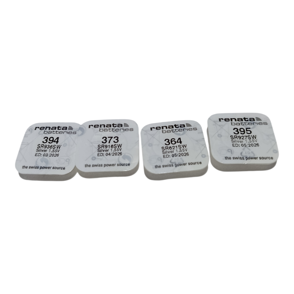 Compress_20251226_091513_3215 Renata Watch Batteries 394 / 395 / 364 / 373 – Swiss Silver Oxide Cells