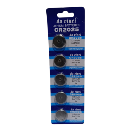 CR2025 lithium battery 3V coin cell for car remote keys