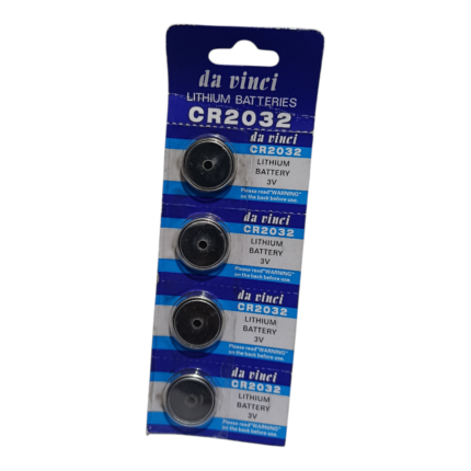 CR2032 lithium coin battery 3V for car remote keys, watches, calculators and small electronic devices