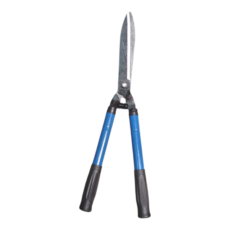 Heavy duty garden shears with sharp blades and stretching handles for pruning