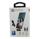 K9 dual recording wireless microphone Type C for phones video recording and interviews