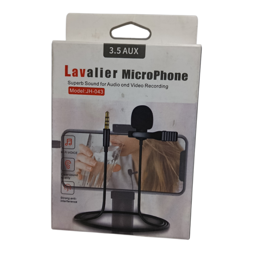 Lavalier shirt microphone 3.5mm AUX Lavalier shirt microphone 3.5mm AUX