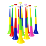 Plastic multicolour vuvuzela horn loud and big for sports and celebrations