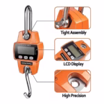 300kgs crane scale digital hanging butchery weighing machine - Image 2