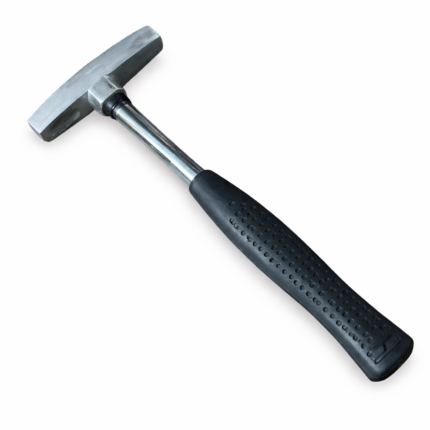 Magnetic tack hammer with rubber handle for picture hanging upholstery and light household work
