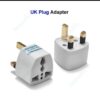 Compact 13A 250V travel adapter plug for safe power connection at home and while traveling