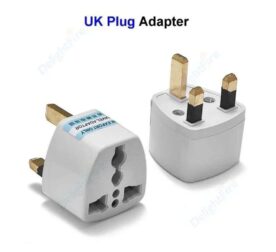 Compact 13A 250V travel adapter plug for safe power connection at home and while traveling
