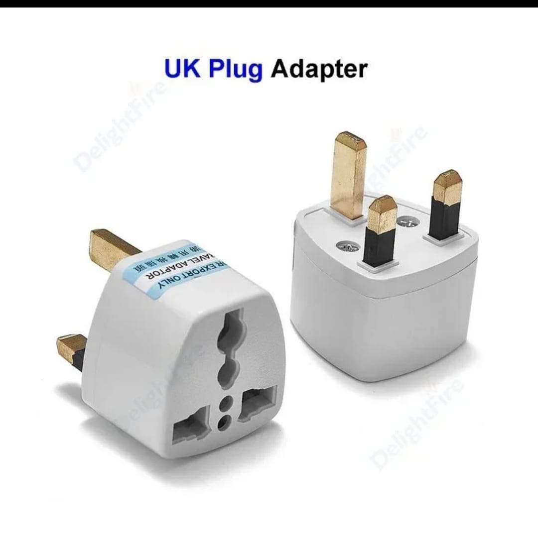 Compact 13A 250V travel adapter plug for safe power connection at home and while traveling