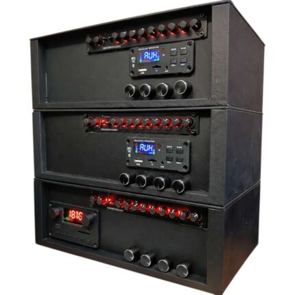 Juakali 2.1 channel locally assembled amplifier with green board amp boschman equaliser and bluetooth face