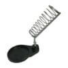 Heat resistant soldering gun stand holder with metal base for safe soldering workbench use