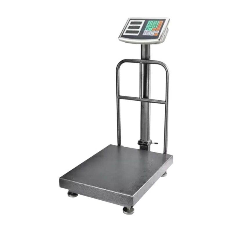 150kg digital store weighing scale platform type with rechargeable battery and LCD display