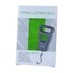 50kg rechargeable digital luggage scale with tare function unit conversion and portable design