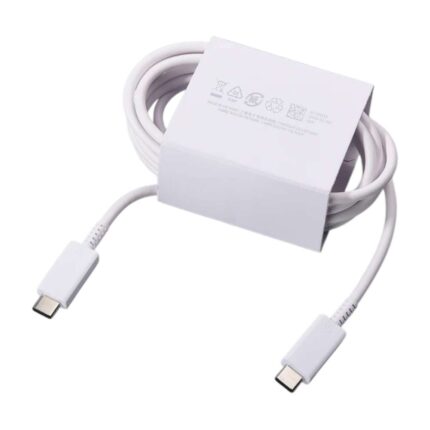 USB C to C charging cable supporting up to 45W fast charging and data transfer