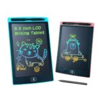 8.5 inch colorful LCD drawing pad for kids reusable writing tablet with stylus pen