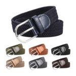 1 meter woven stretch waist belt unisex elastic durable casual belt