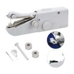 Handheld portable sewing machine battery powered for quick fabric repairs