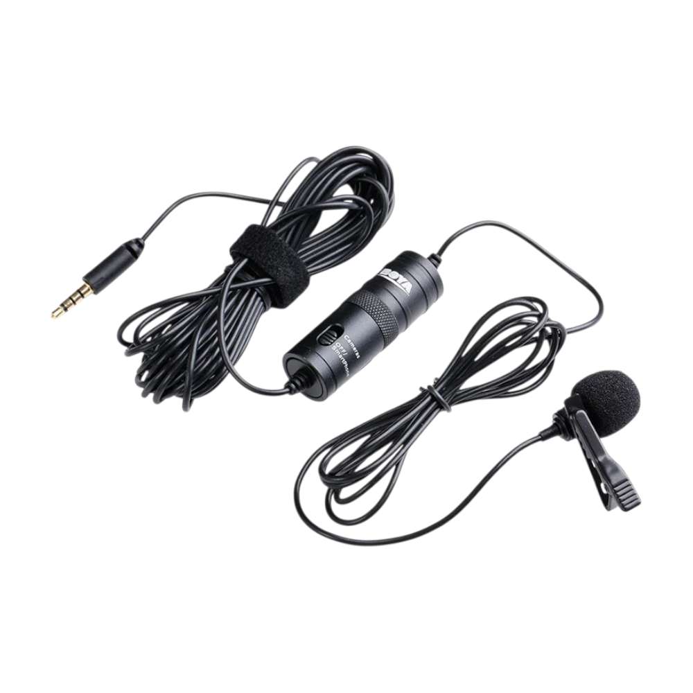 BOYA BY M1 universal lavalier microphone for smartphone DSLR camera and PC recording