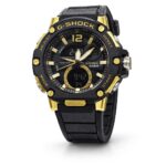 Black and gold Casio G-SHOCK analog digital sports watch with rugged premium design