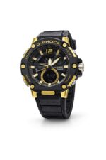Black and gold Casio G-SHOCK analog digital sports watch with rugged premium design