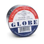 Globe PVC electrical insulation tape black 19 meters strong adhesive