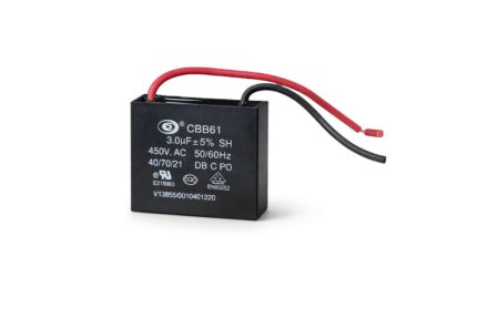 CBB61 3.0uF 450VAC motor run capacitor for fan and appliance use