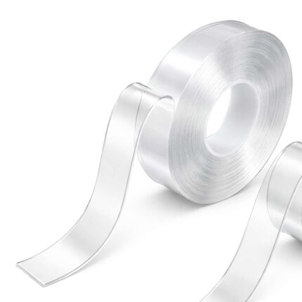 Double sided nano tape 5 meters strong transparent reusable mounting tape