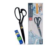 KDB tailoring scissors with sharp stainless steel blades and free tailor measuring tape