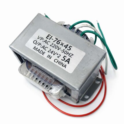 24V x2 power transformer 5A AC 220 to 250V 50Hz heavy duty copper winding