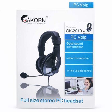 OK2010 wired PC headset with adjustable headband