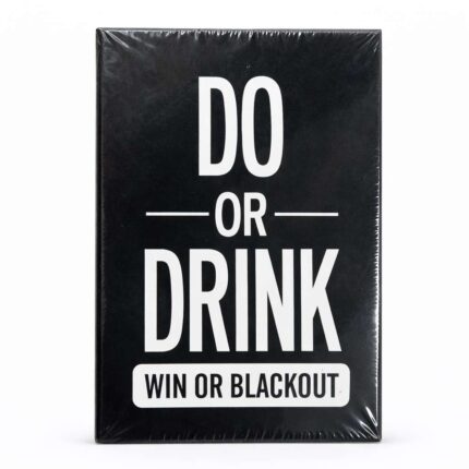 Do or Drink adult party card game box for couples and friends, designed for fun and daring challenges.