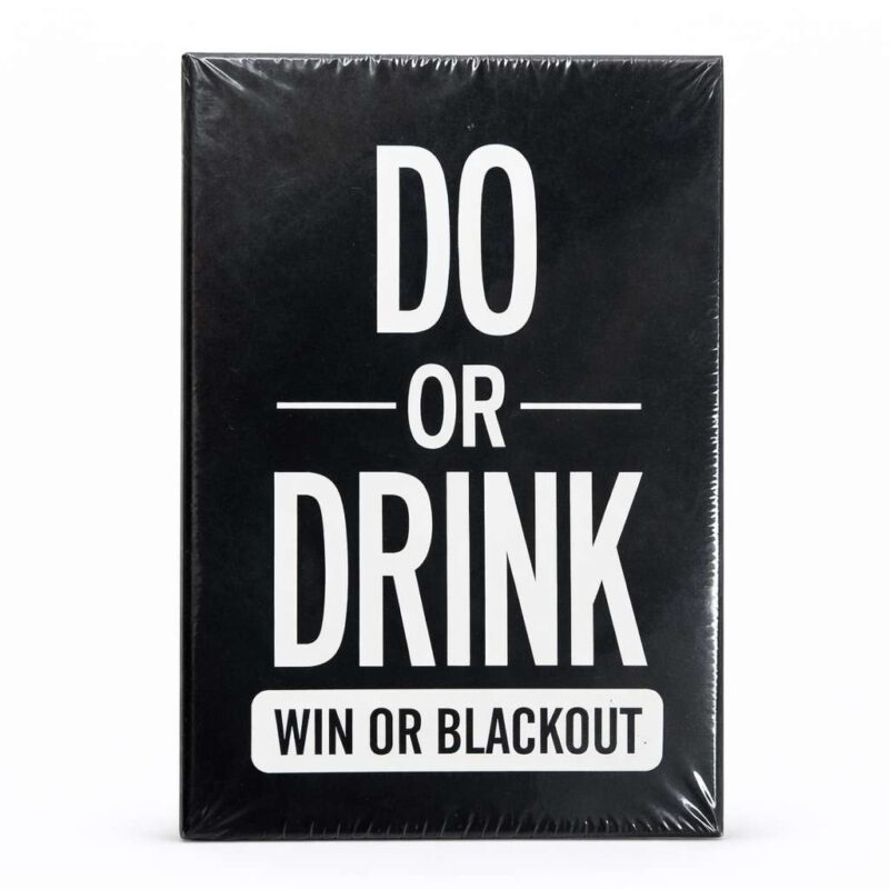 Do or Drink adult party card game box for couples and friends, designed for fun and daring challenges.
