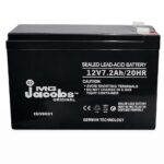 Jacobs 12V 7Ah sealed lead acid rechargeable battery