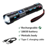 Multifunctional flashlight torch