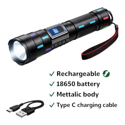 Multifunctional flashlight torch