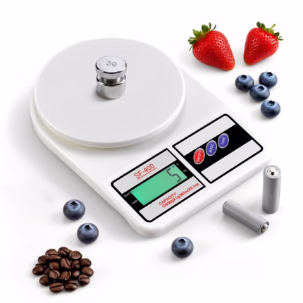 SF400 Digital Kitchen Scale 10kg Capacity Weighing Machine with Batteries