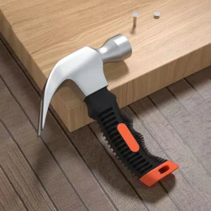 Small hammer tool mini claw hammer with soft rubber handle for household repairs and picture hanging