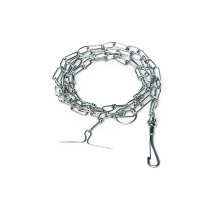 Metallic chain 1.2m long for dog tethering and gate locking use