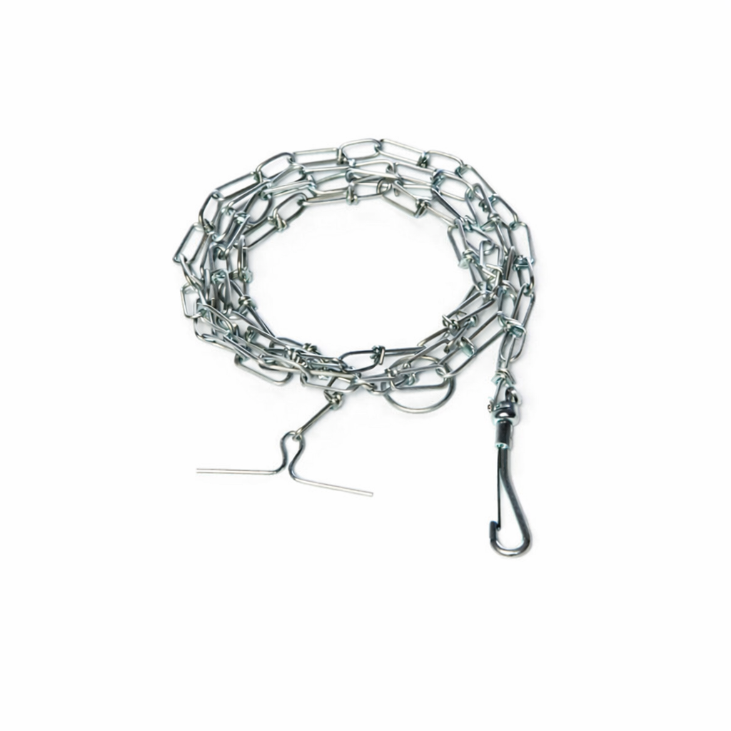 metallic-chain-1-2m-dog-gate-locking Metallic chain 1.2m long for dog tethering and gate locking use