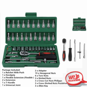 46pcs socket set for automotive repairs